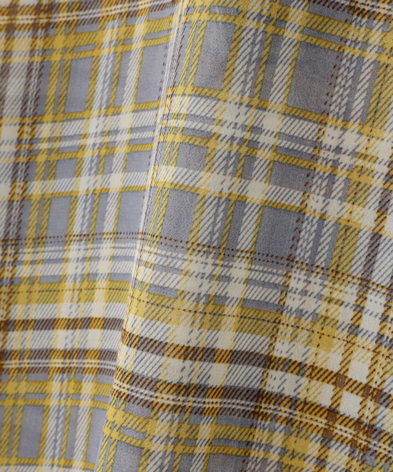 WHITELAND/ホワイトランド/CHIFFON CHECK SHIRT