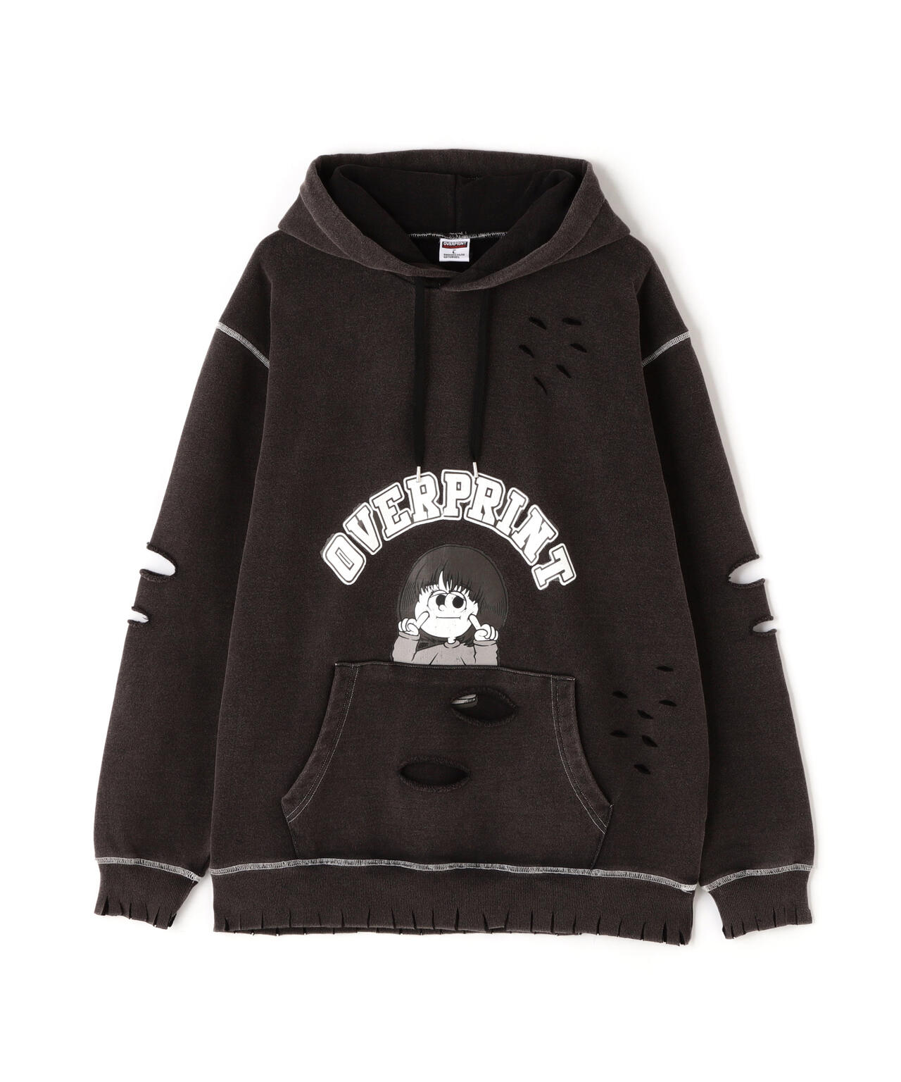 overprint/オーバープリント/PUPPET HOODIE