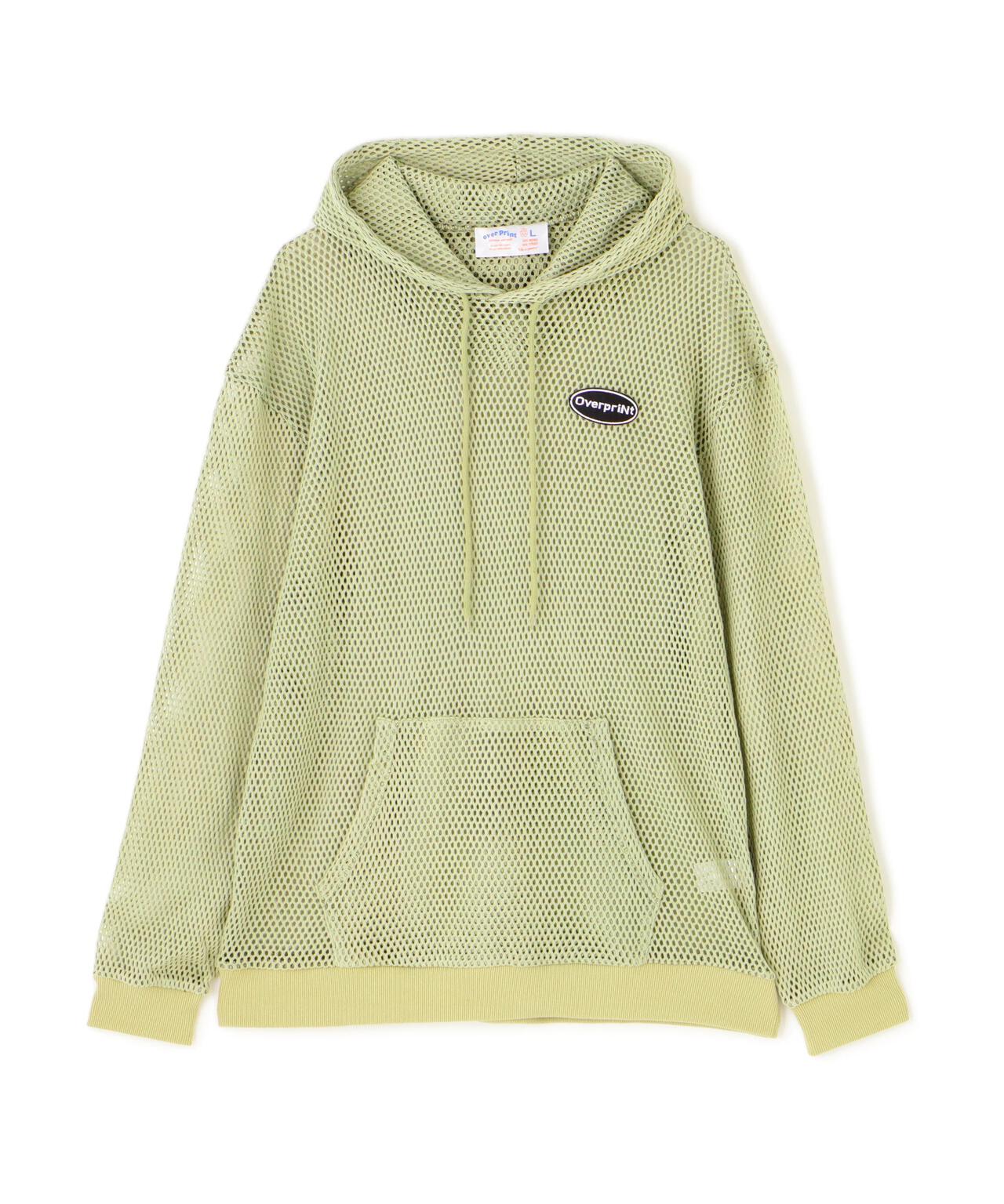overprint/オーバープリント/MESH HOODIE