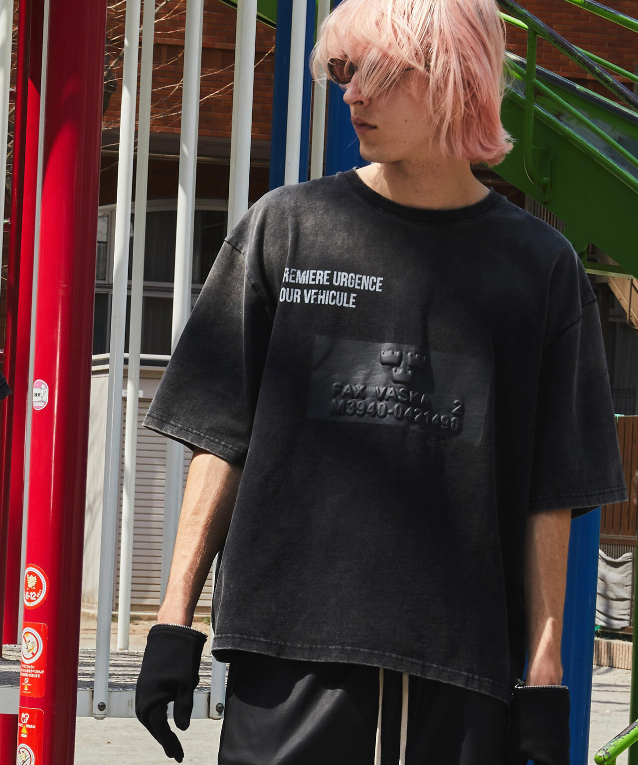 DankeSchon/ダンケシェーン/POWDER S/S TEE MILS SQUARE