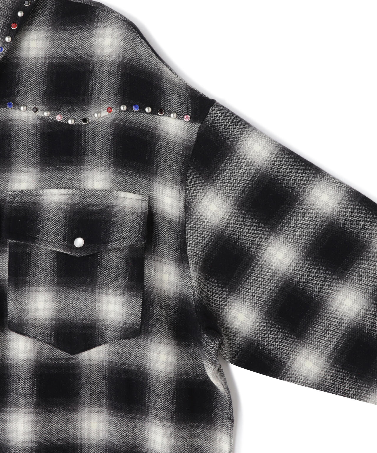 WHITELAND/ホワイトランド/STUDS WESTERN SHIRT