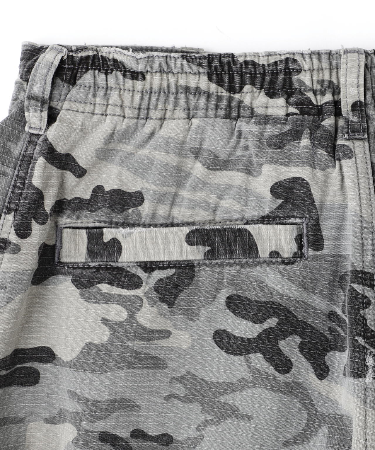 DankeSchon/ダンケシェーン/LAYER CAMO&DENIM BAGGY PANTS