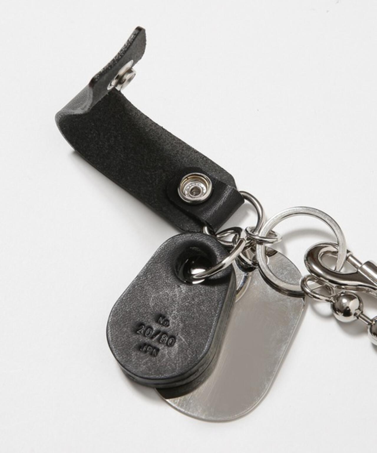【20/80】トゥエンティーエイティー/KEY CHAIN WITH LEATHER