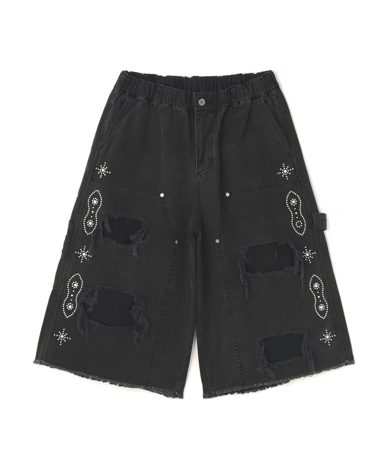 DankeSchon/ダンケシェーン/STUDS W-KNEE DUCK SHORTS