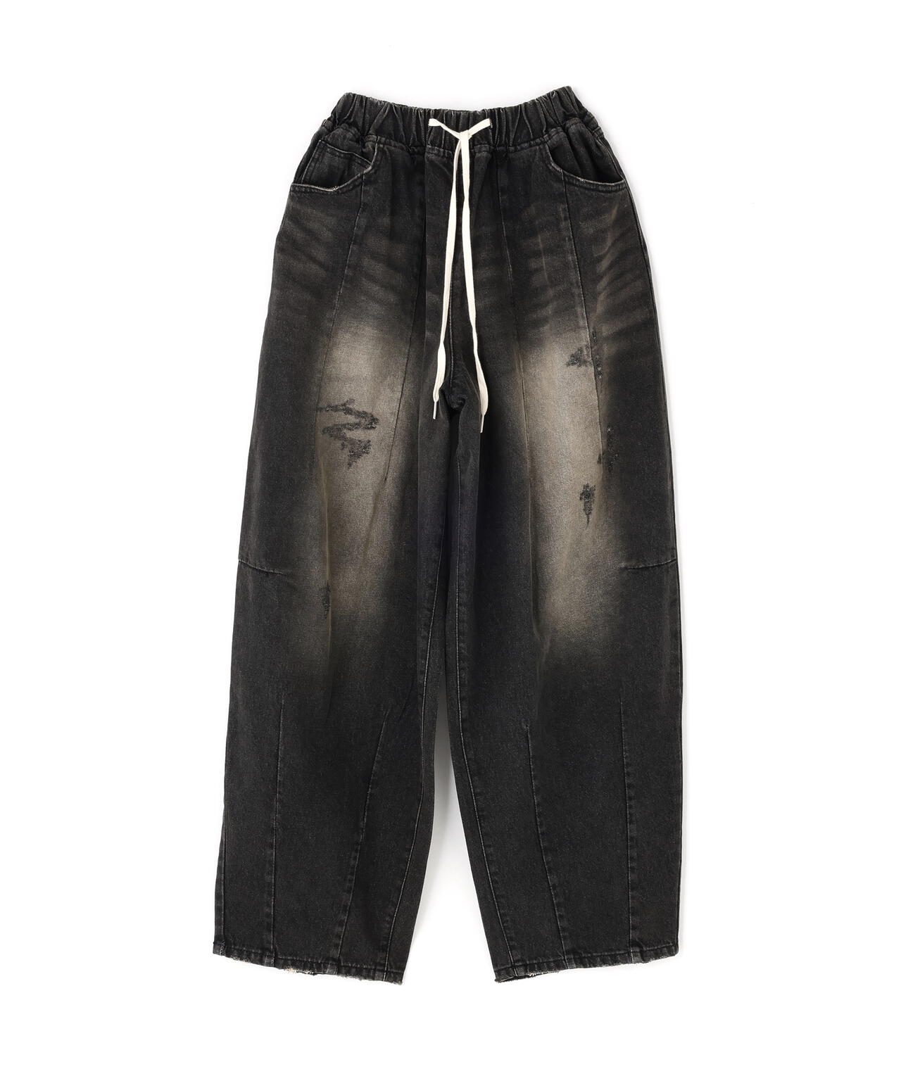 SIS/エスアイエス/Washed Wide Denim Pants