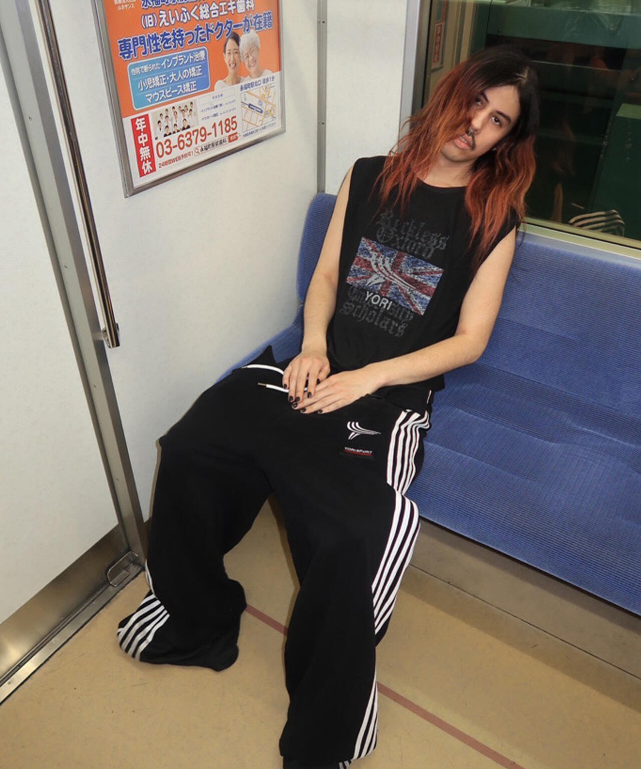 RECKLESS SCHOLARS×YORI SPORT/レックレス スカラーズ×ヨリスポーツ/【LHP別注】Side line pants