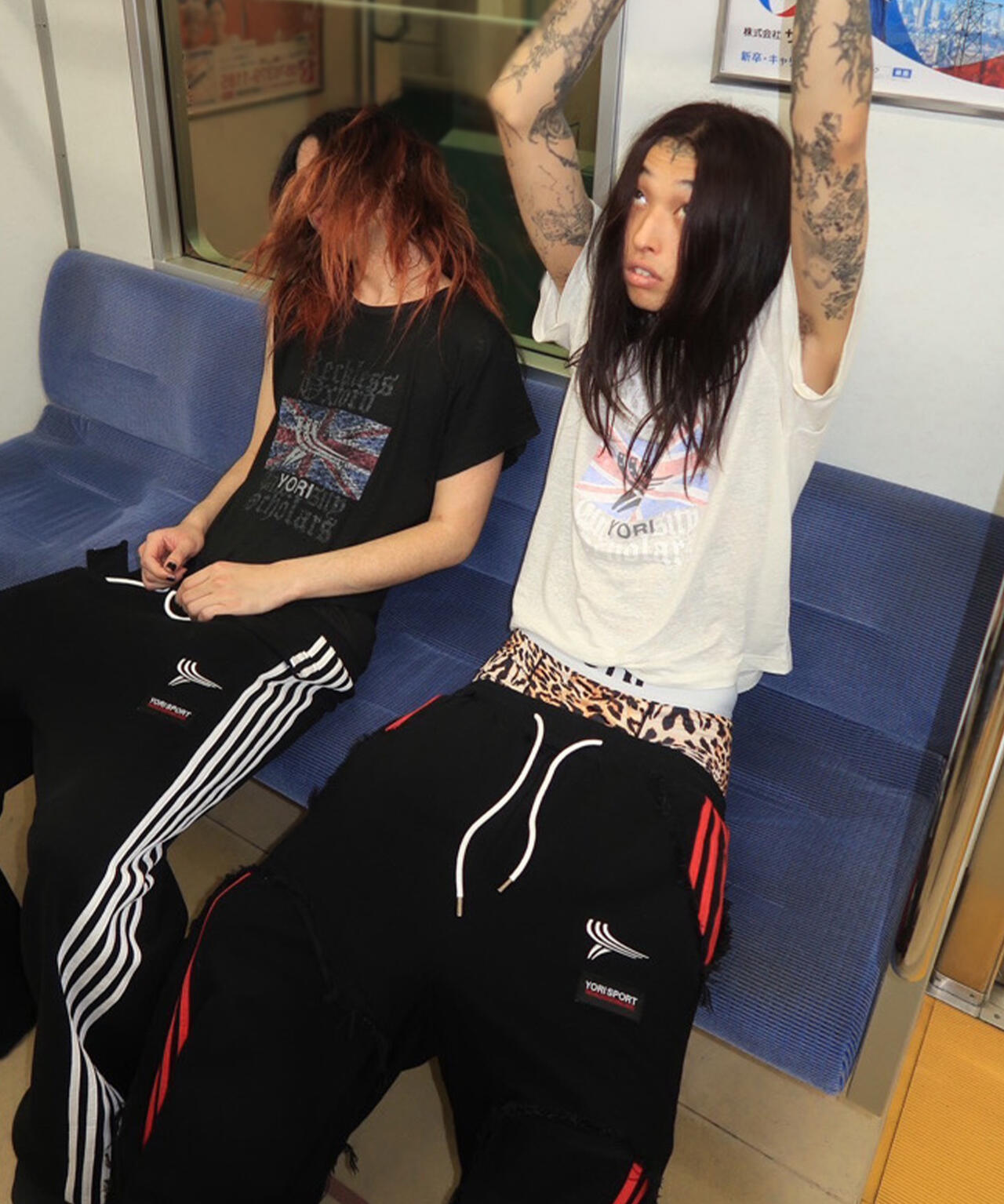 RECKLESS SCHOLARS×YORI SPORT/レックレス スカラーズ×ヨリスポーツ/【LHP別注】Side line pants