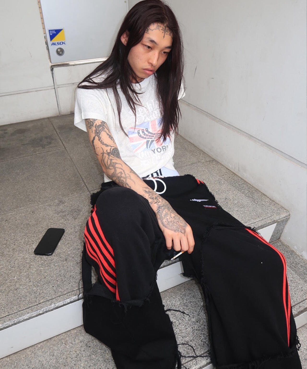 RECKLESS SCHOLARS×YORI SPORT/レックレス スカラーズ×ヨリスポーツ/【LHP別注】Damege pants