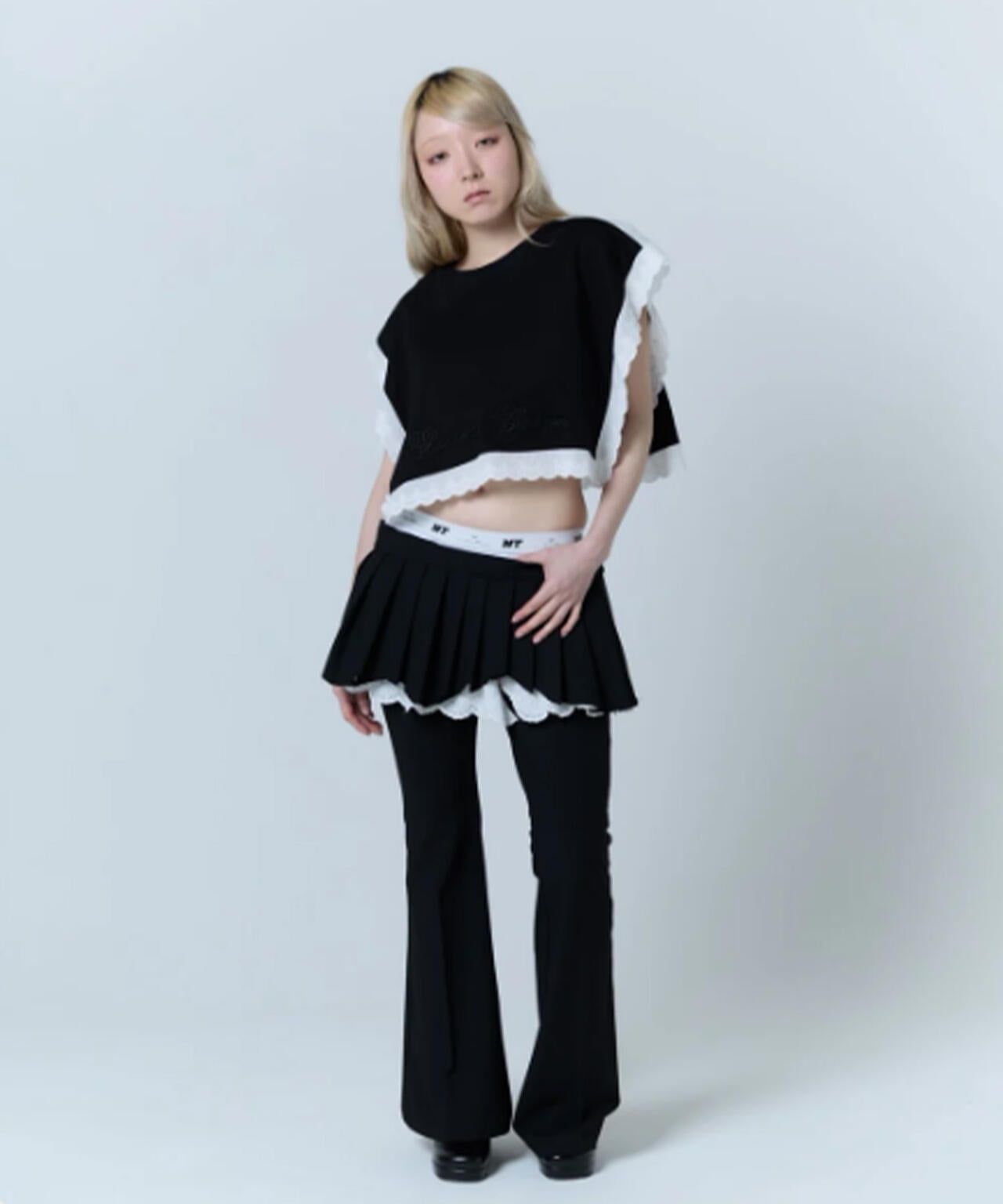neith./ネイス/Destroyed Micro Mini Skirt
