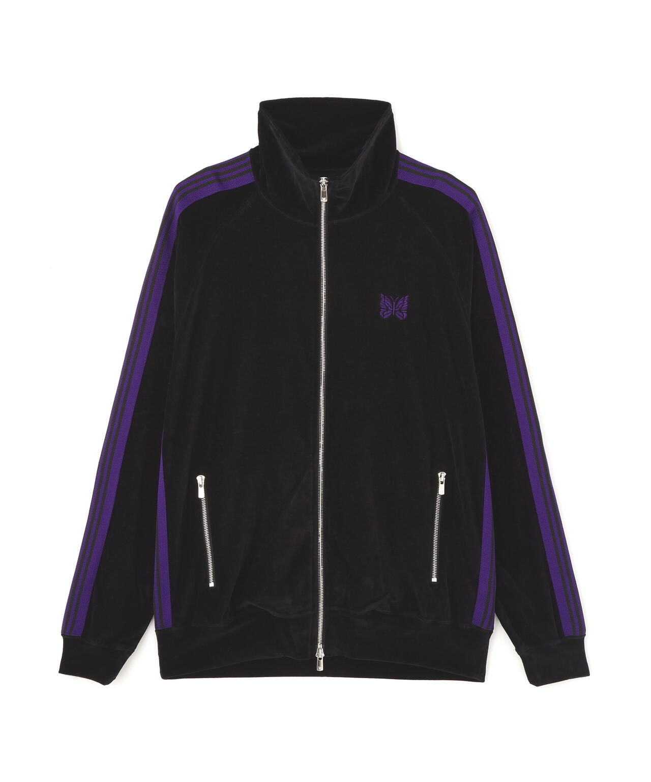 NEEDLES/ニードルズ/【LHP EXCLUSIVE】TRACK JACKET - C/PE VELOUR(BLACK)