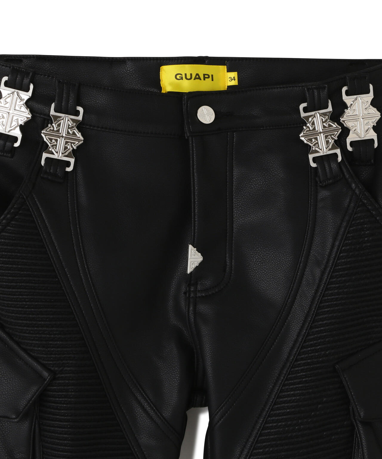 GUAPI/グアピ/Black Ops Leather Pant
