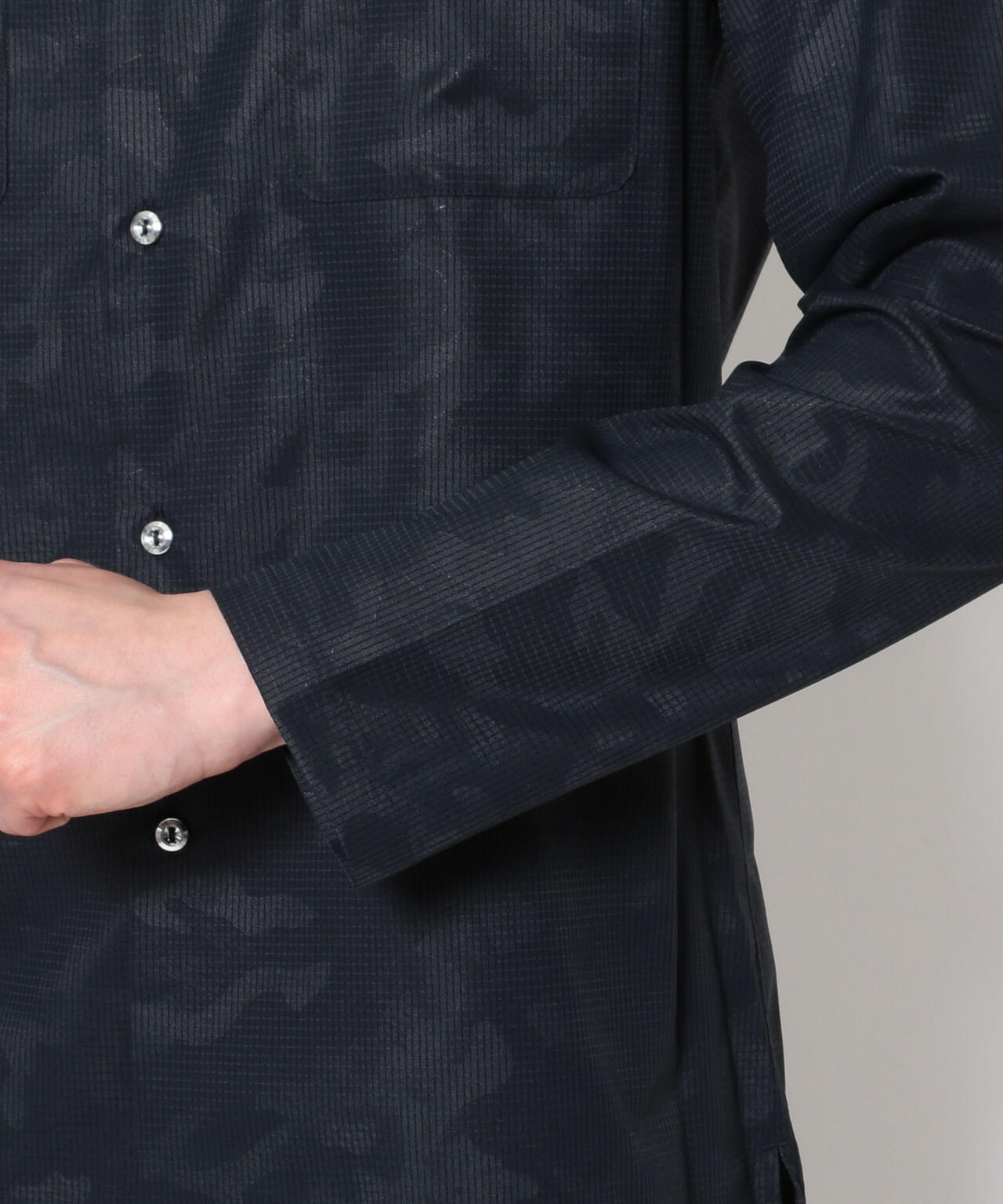 junhashimoto/ジュンハシモト/AIR DOT ALOHA L/S SHIRTS