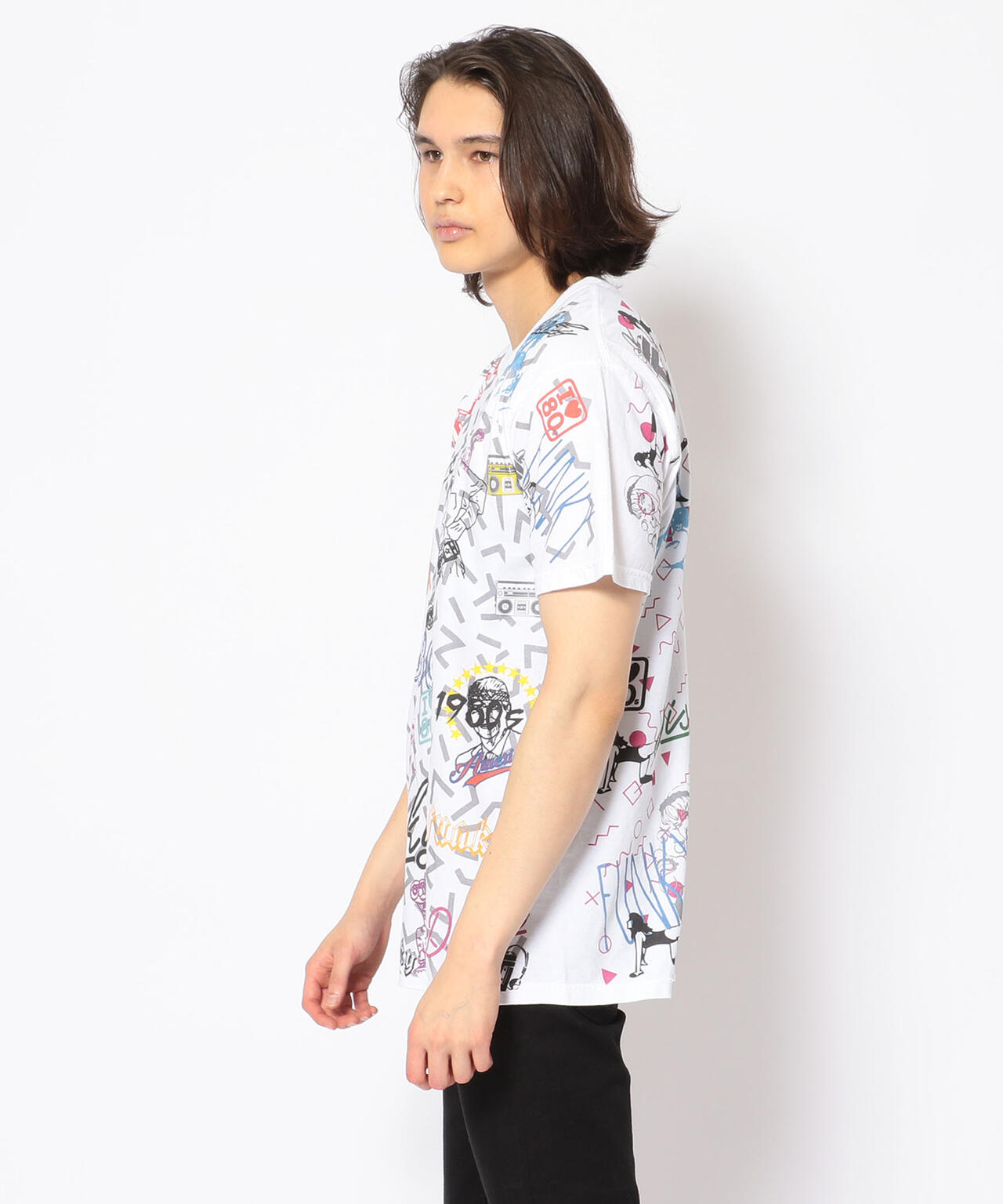 Kare/ME(カーミー)1980総柄Tシャツ