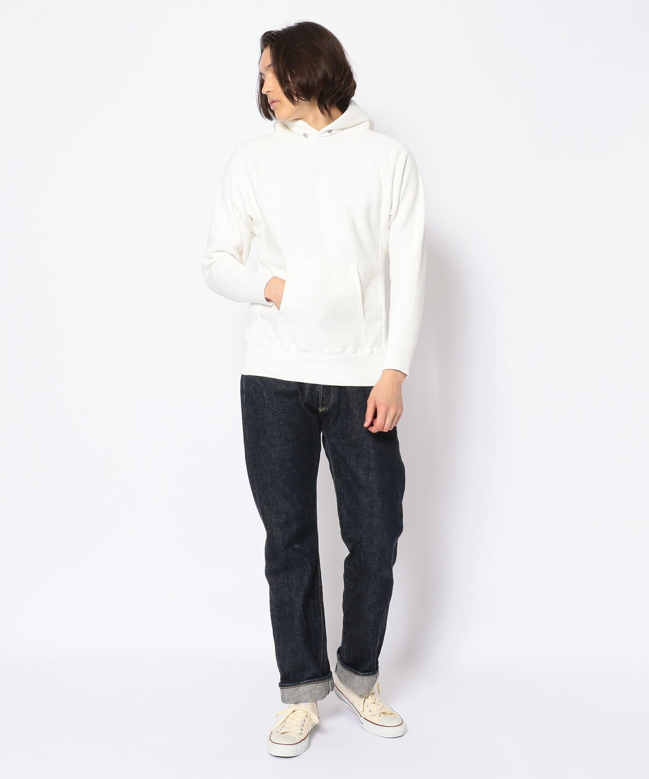 ATON(エイトン)GARMENT DYE HOODEI / フーディー