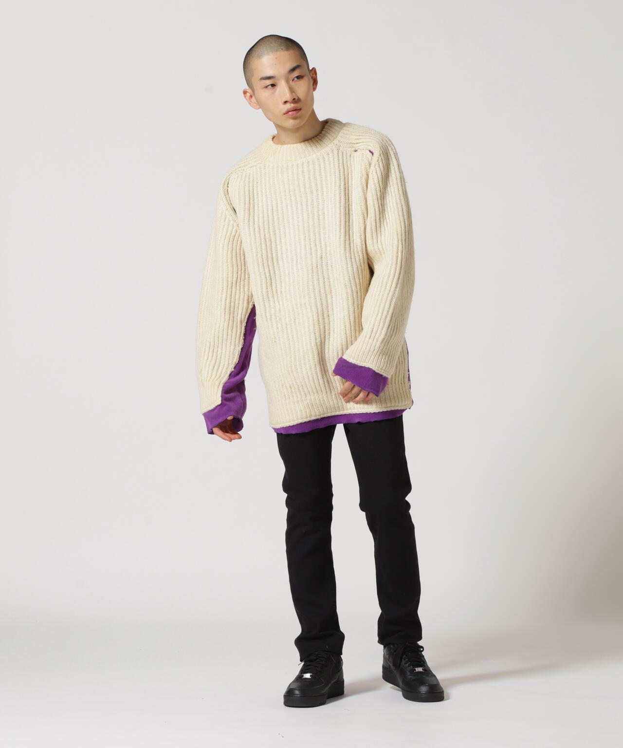 Needles/ニードルズ/Fisherman Sweater/フィッシャーマンニット