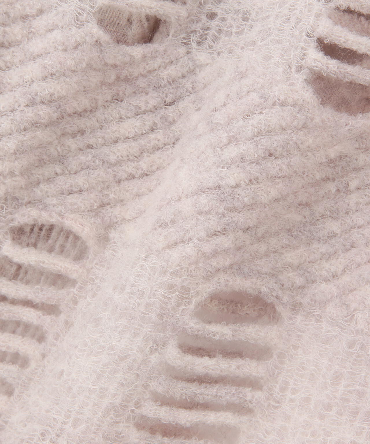 LUSOR(ルーソル)WOOL NYLON DAMEGE CD ダメージ風カーディガン