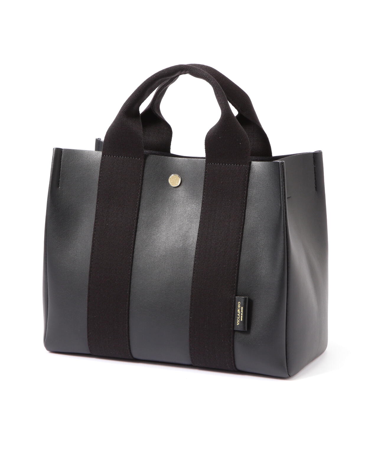 VIOLAd’ORO (ヴィオラドーロ) ヴィーガンレザー ショルダー付き小トートバッグ