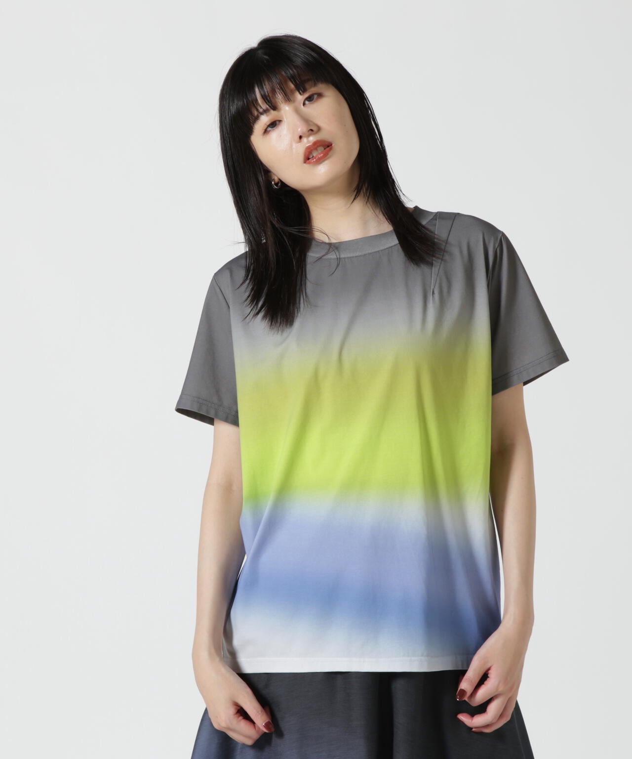 AULA AILA(アウラ アイラ)別注グラデーションTシャツ