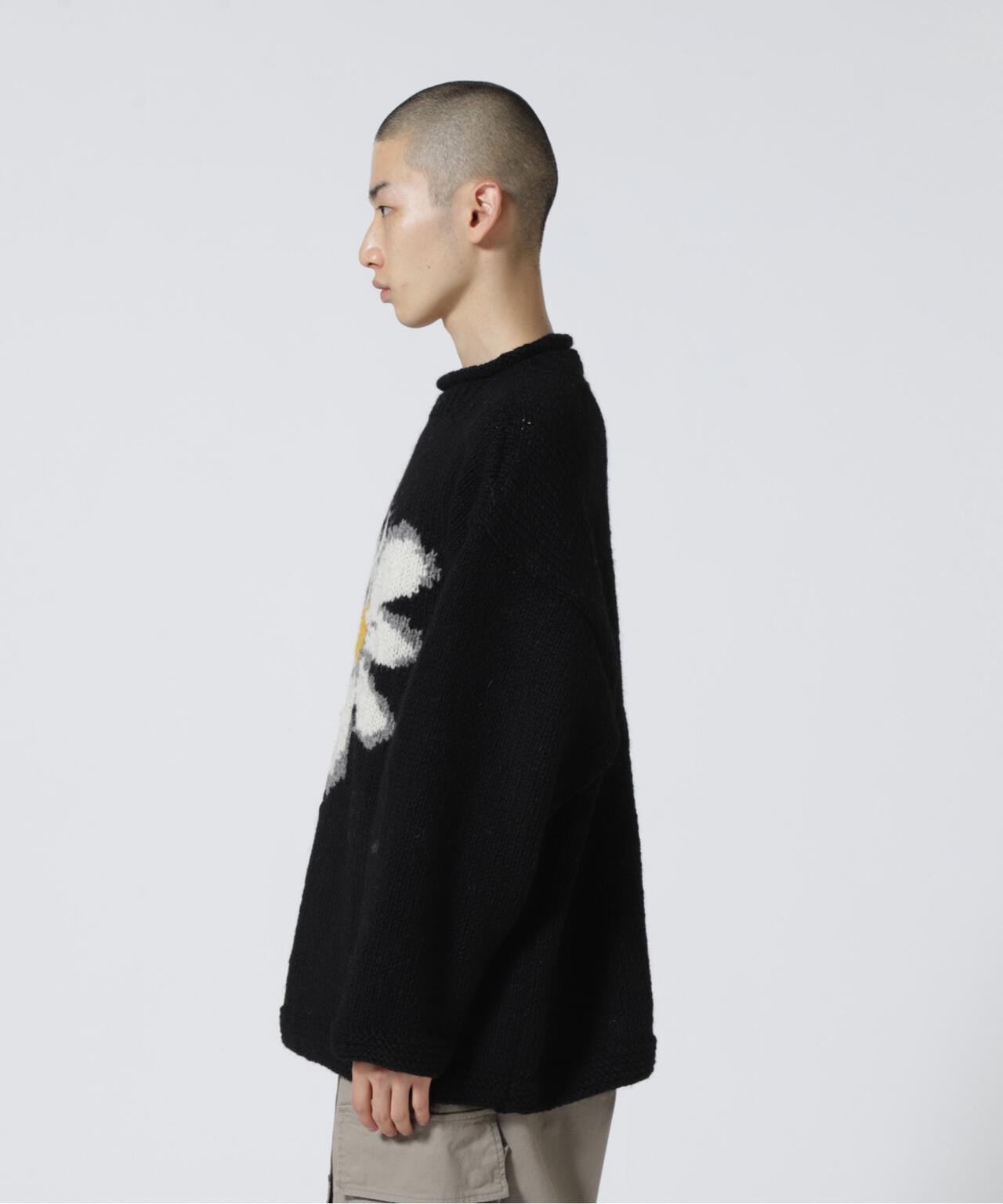 MacMahon Knitting Mills/マクマホンニッティングミルズ Roll Neck Knit-Flower