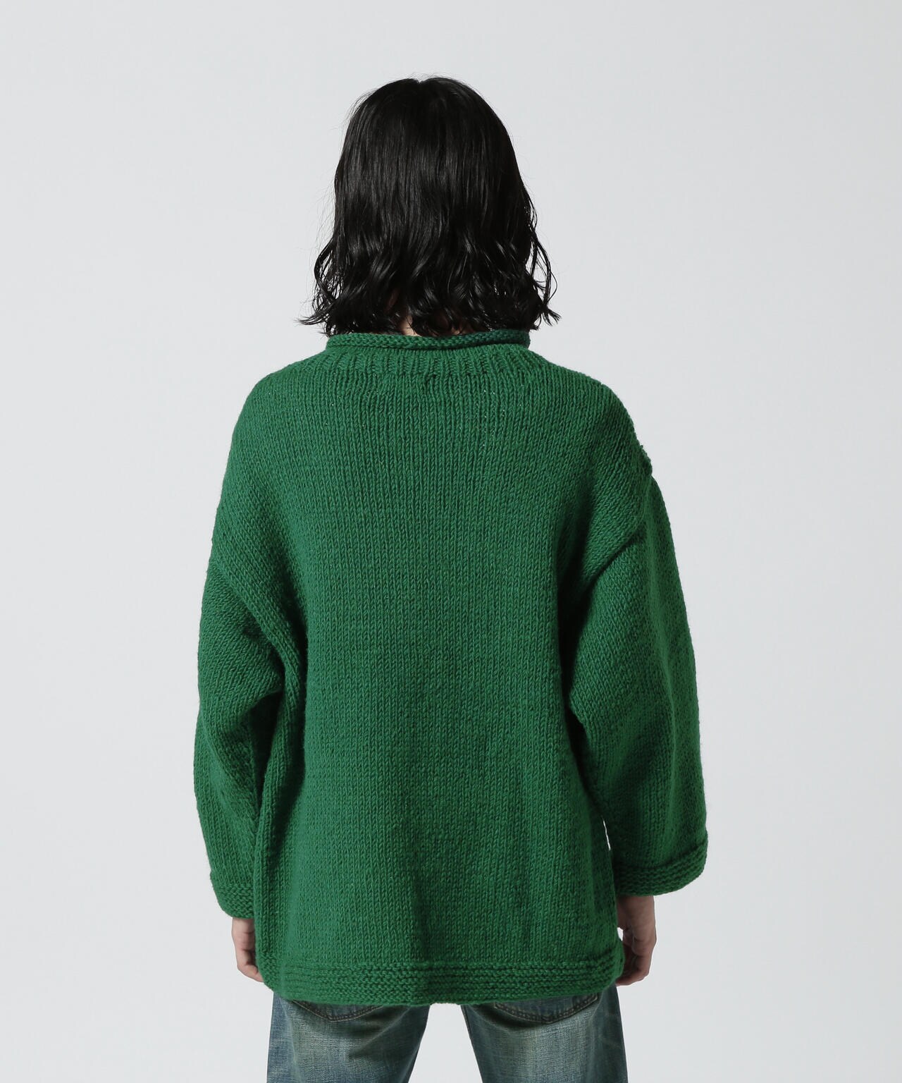 MacMahon Knitting Mills/マクマホンニッティングミルズ Roll Neck Knit-Flower