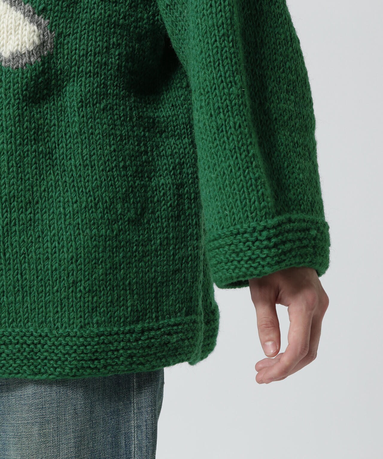 MacMahon Knitting Mills/マクマホンニッティングミルズ Roll Neck Knit-Flower
