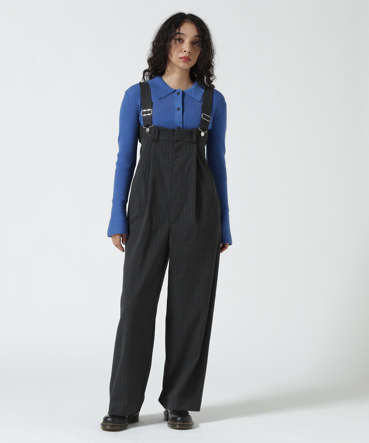 DROIT BELLO(ドロイトベロ)Straight Tuck Salopette