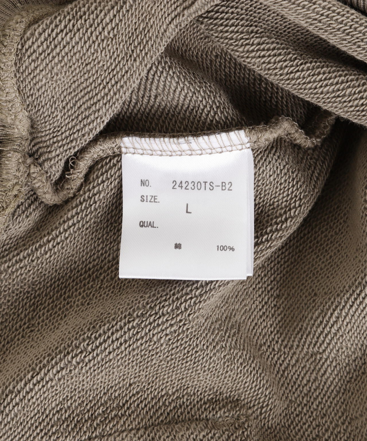 LUSOR(ルーソル)PIGMENT SWEAT HOODIE LIGHT