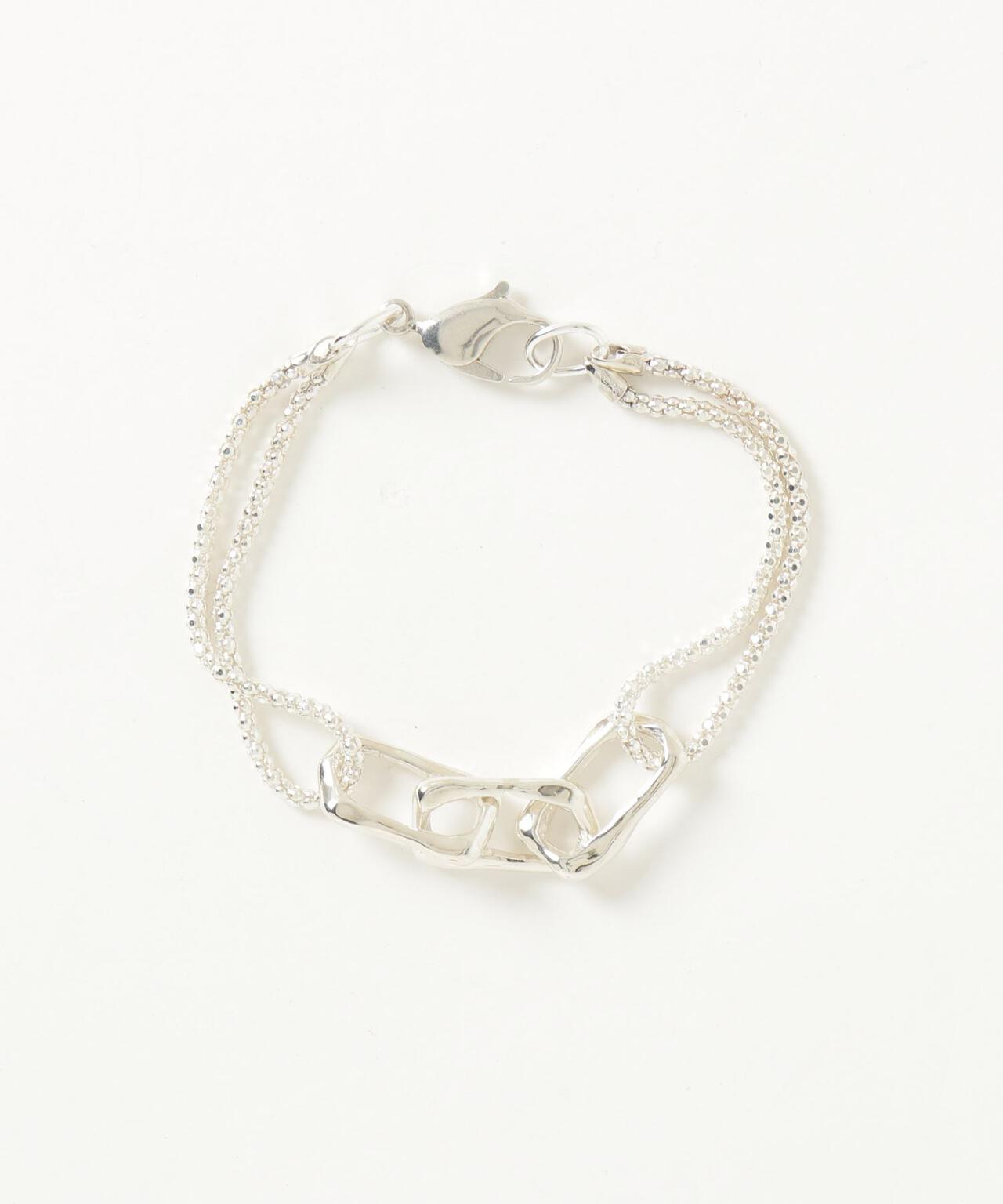 MAISON D’ PULSE( メゾンドパルス )Original stone chain _double bracelet_D004