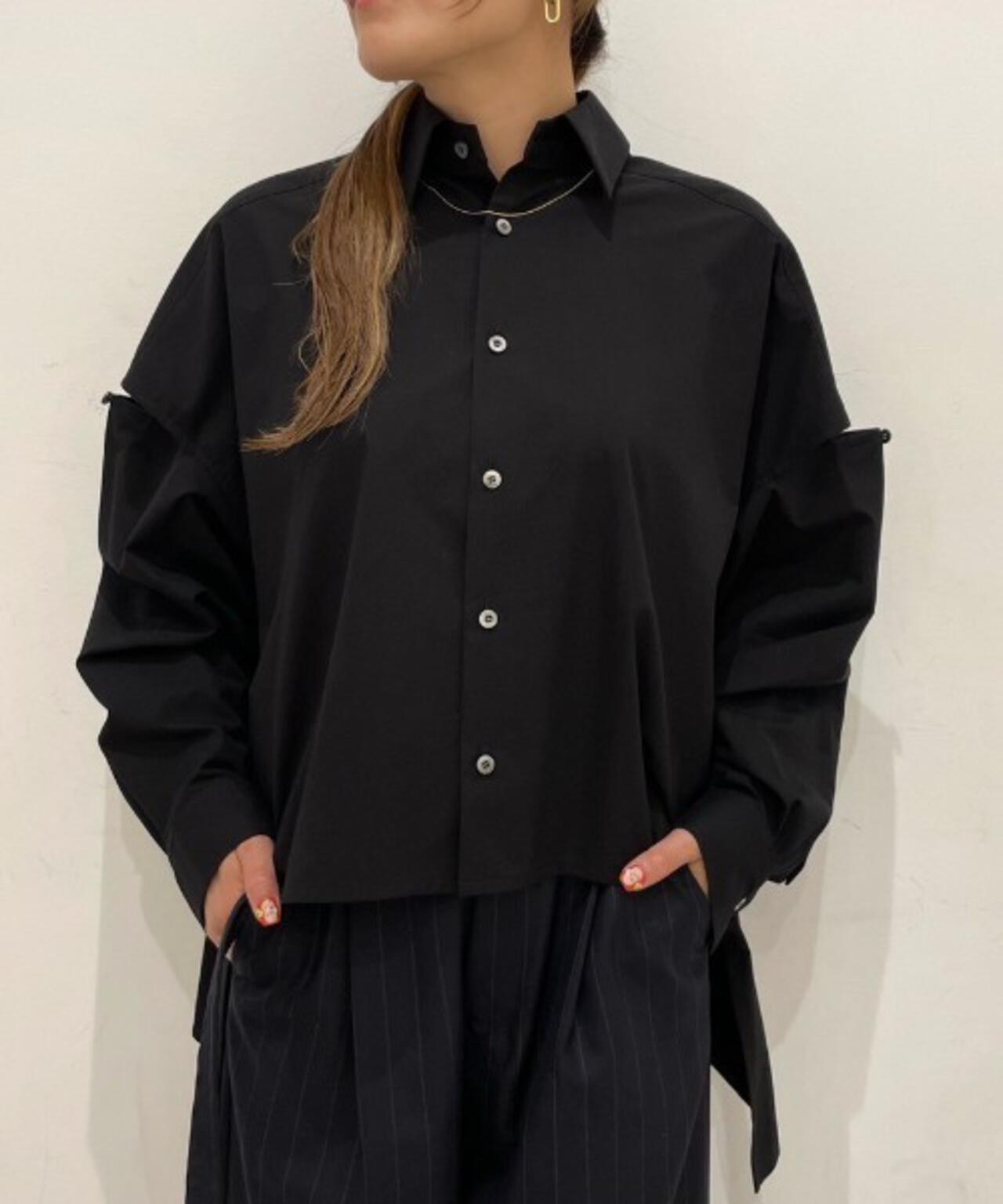 UJOH(ウジョー) Slit sleeve 別注シャツ