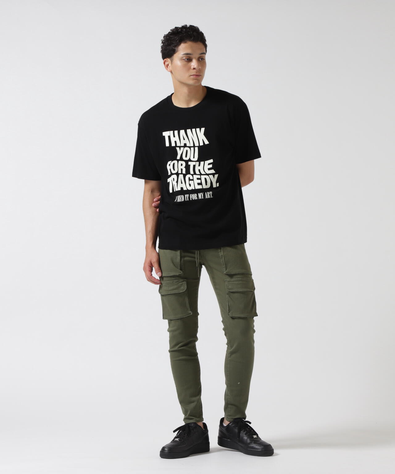 MINEDENIM(マインデニム)THANK YOU FOR THE TRAGEDY T-SH