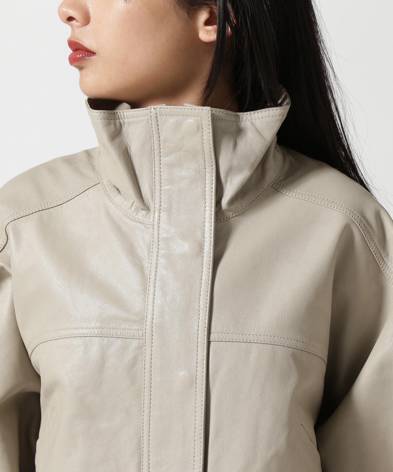 NCB neat caprice brand(エヌシービーニートカプリスブランド) WOMENS SHEEP STAND JACKET