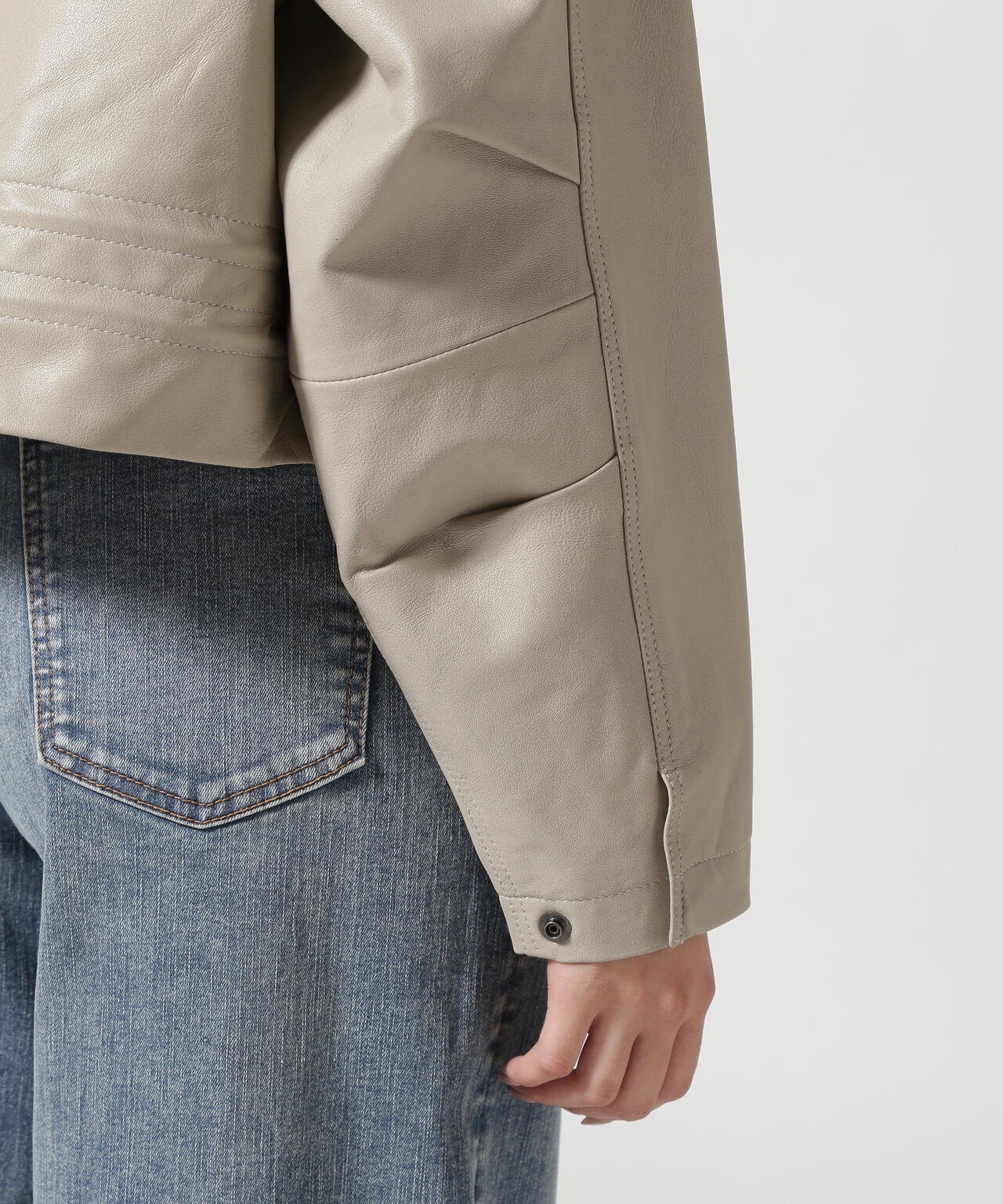NCB neat caprice brand(エヌシービーニートカプリスブランド) WOMENS SHEEP STAND JACKET