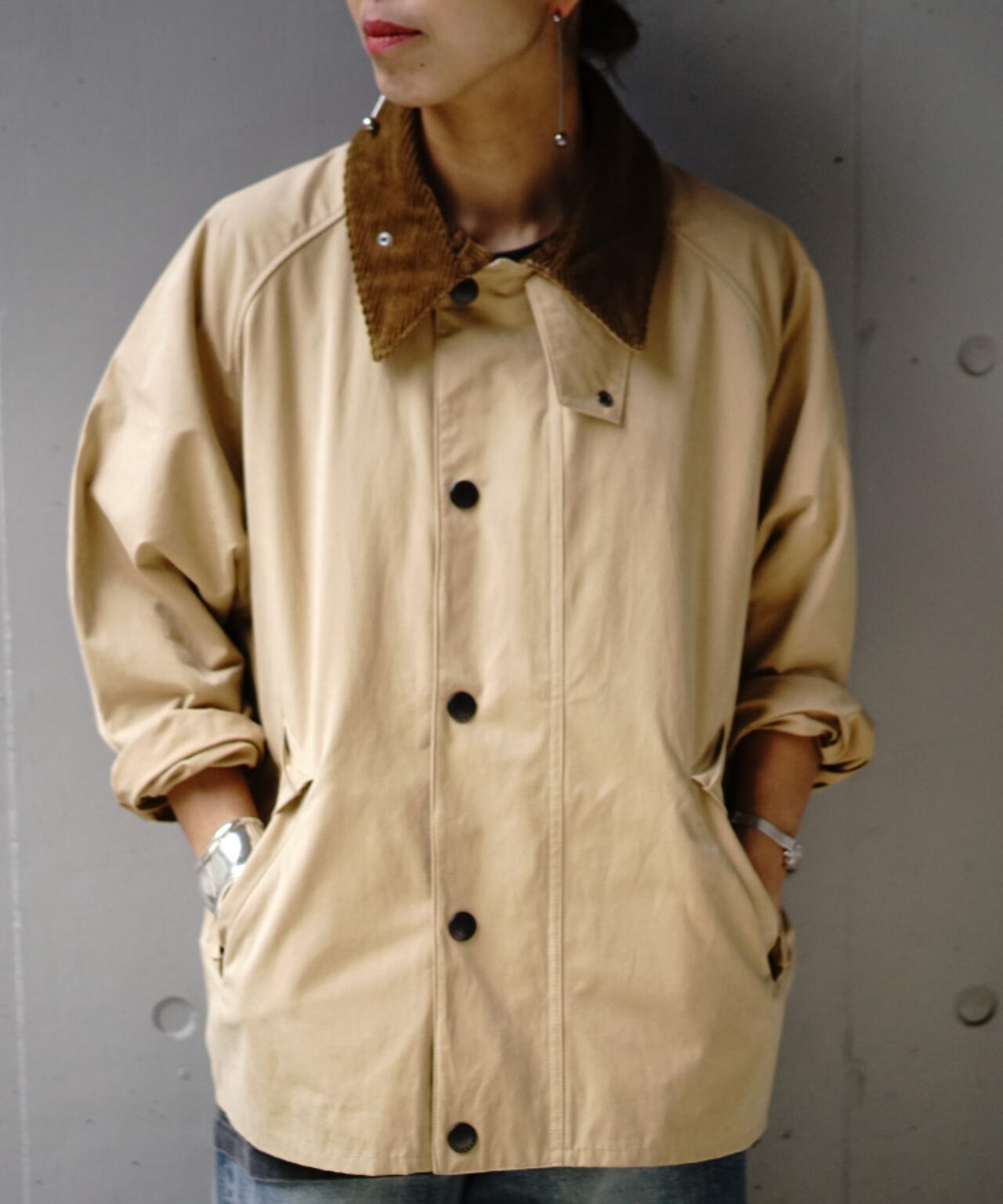 Barbour(バブアー)TRANSPORT / トランスポート/ピーチスキン コットン ショートレングスブルゾン