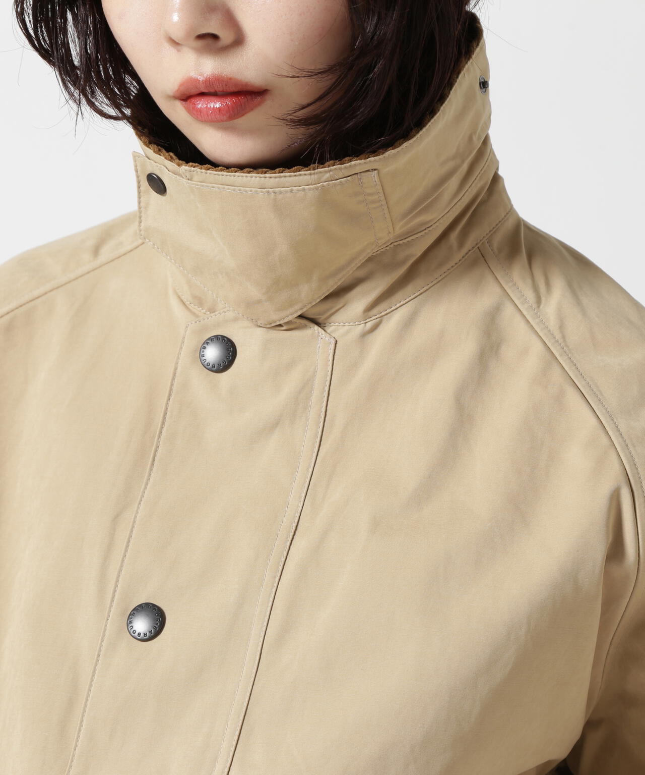Barbour(バブアー)TRANSPORT / トランスポート/ピーチスキン コットン ショートレングスブルゾン