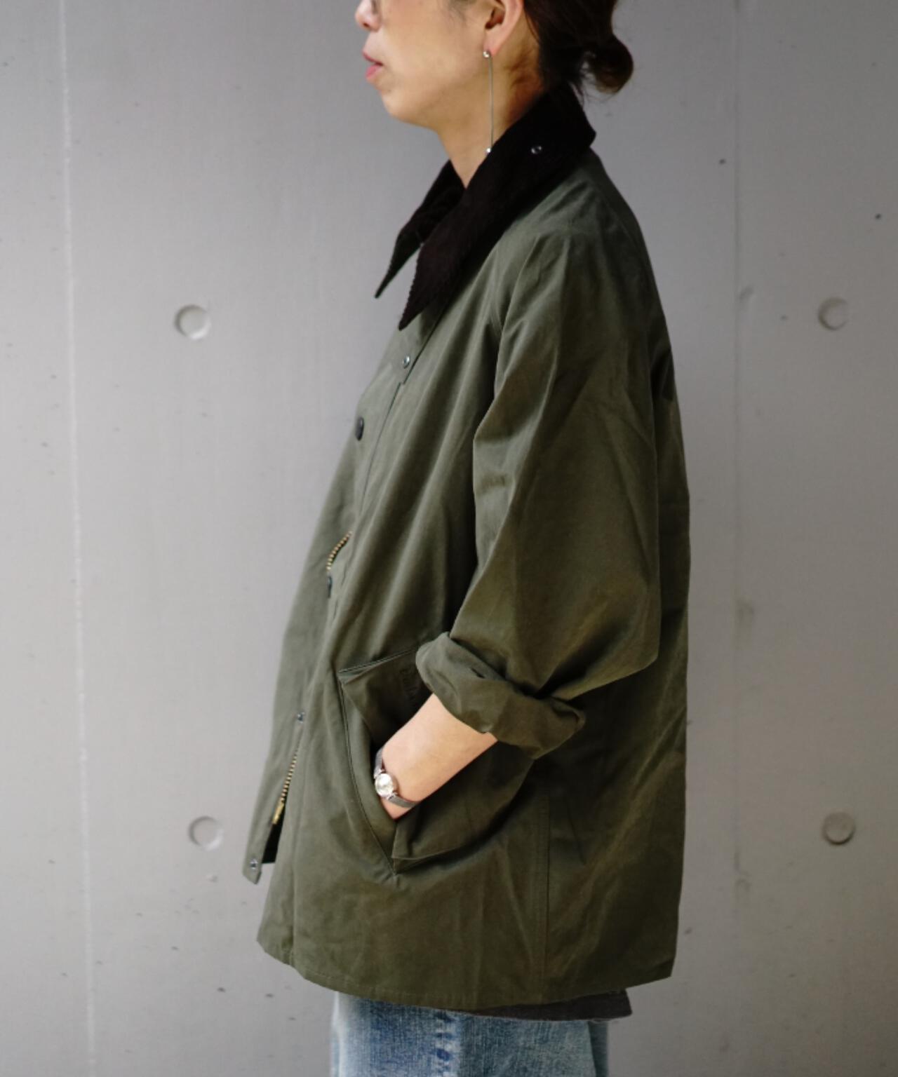 Barbour(バブアー)TRANSPORT / トランスポート/ピーチスキン コットン ショートレングスブルゾン