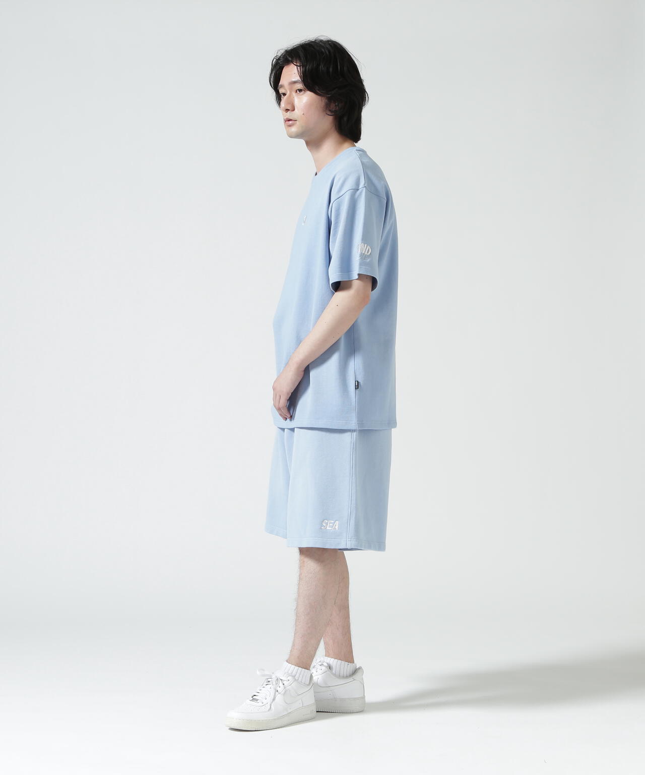 WIND AND SEA(ウィンダンシー)SULFUR DYEING LOGO HALF PANTS