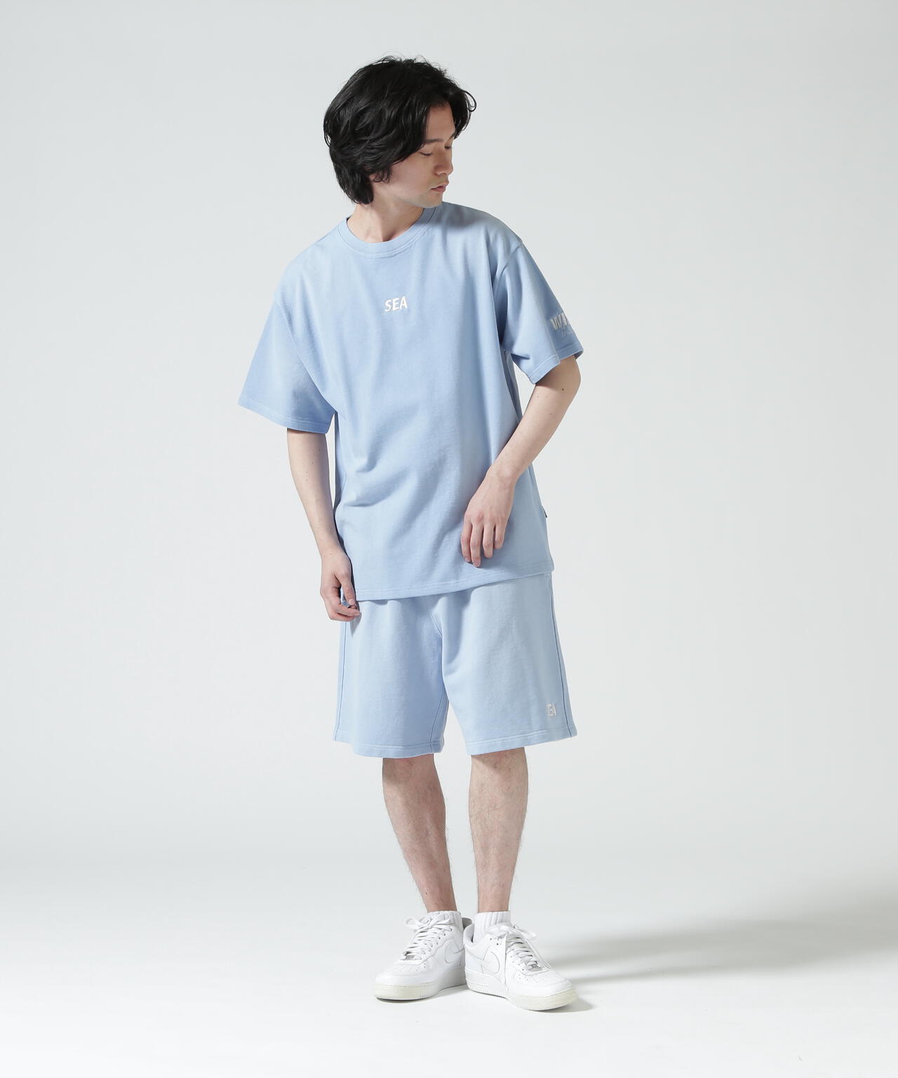 WIND AND SEA(ウィンダンシー)SULFUR DYEING LOGO HALF PANTS