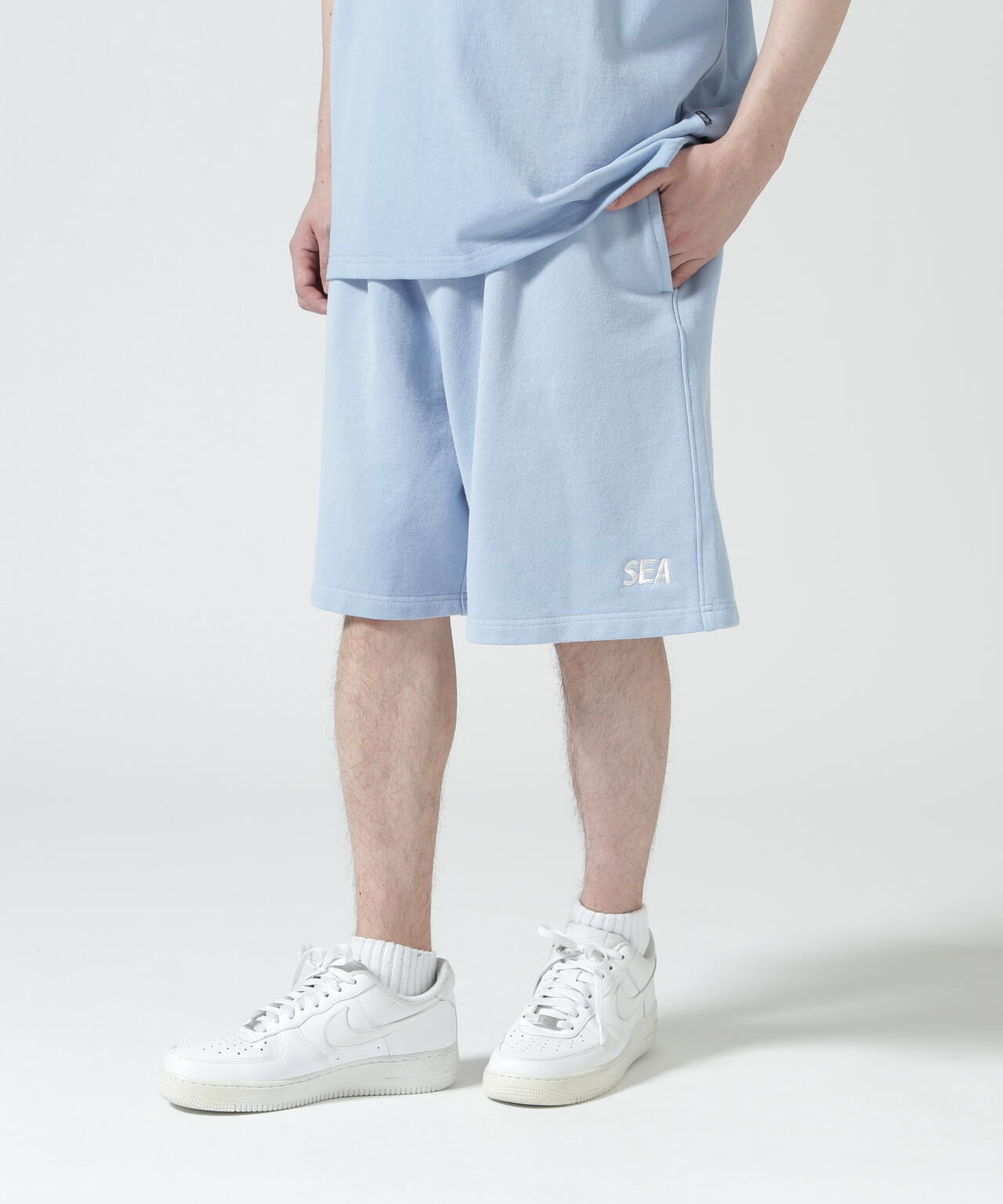 WIND AND SEA(ウィンダンシー)SULFUR DYEING LOGO HALF PANTS
