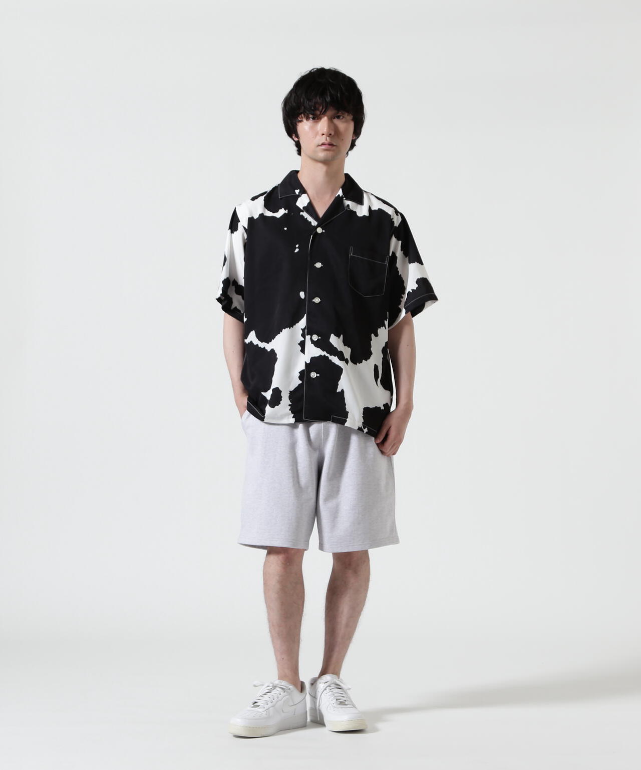 HOLO MARKET(ホロマーケット)HMV S/S SHIRTS / 総柄アロハ半袖シャツ