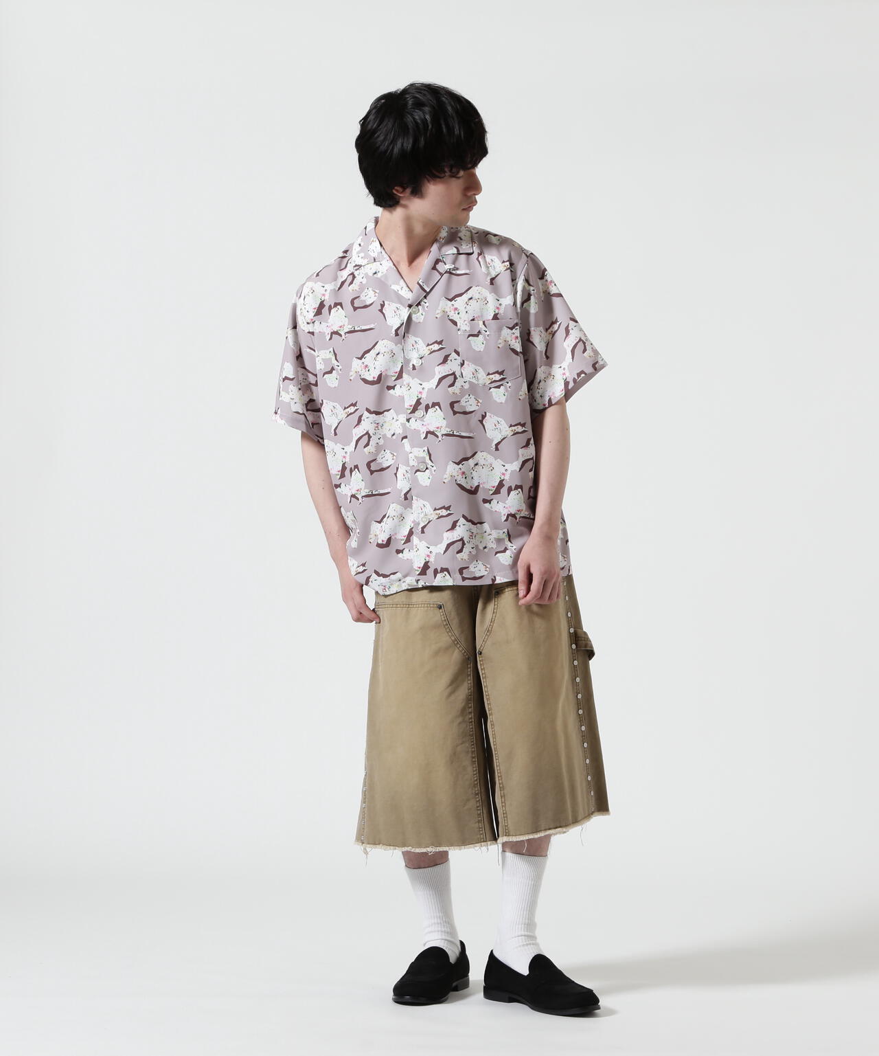 HOLO MARKET(ホロマーケット)HMV S/S SHIRTS / 総柄アロハ半袖シャツ