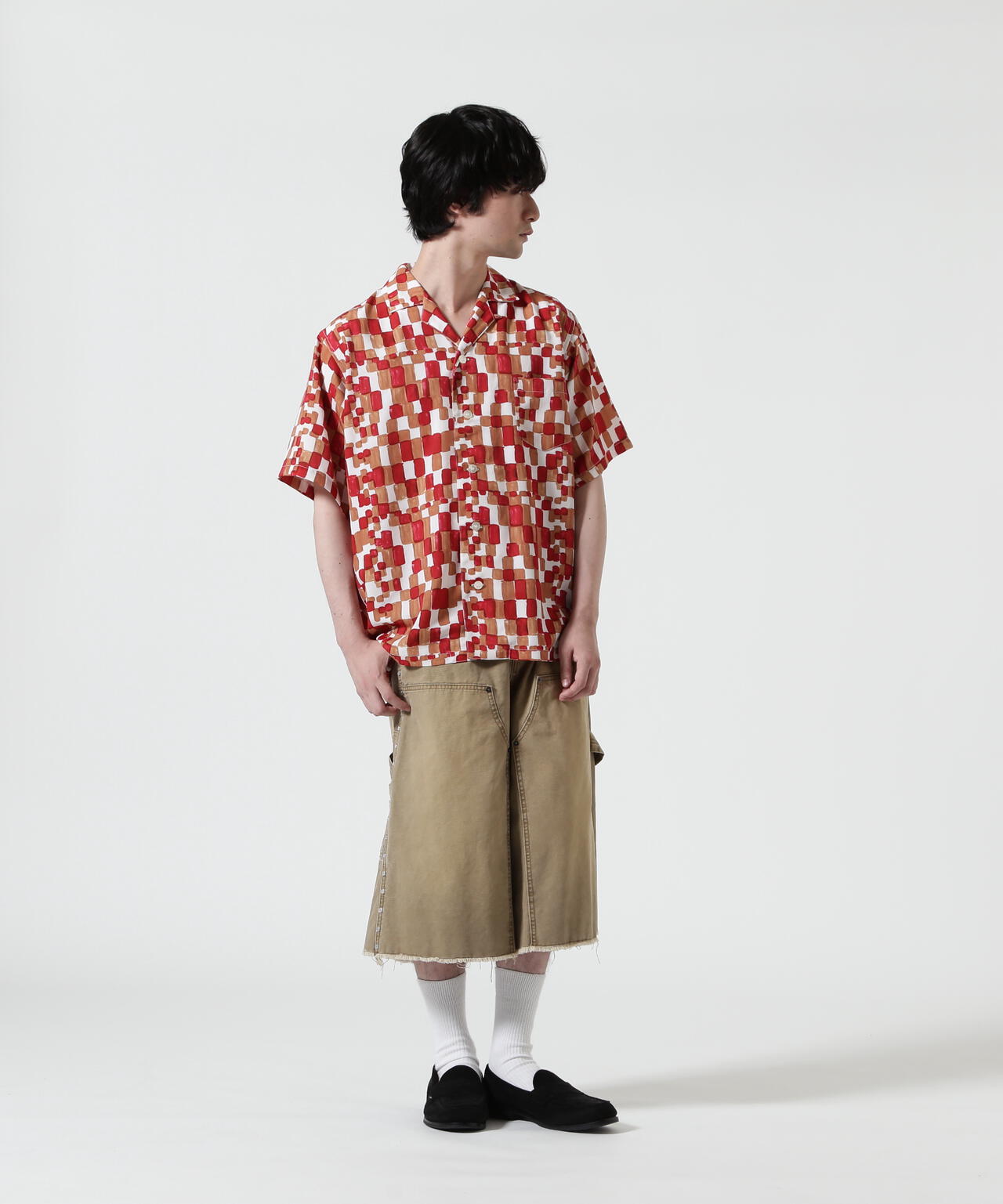 HOLO MARKET(ホロマーケット)HMV S/S SHIRTS / 総柄アロハ半袖シャツ