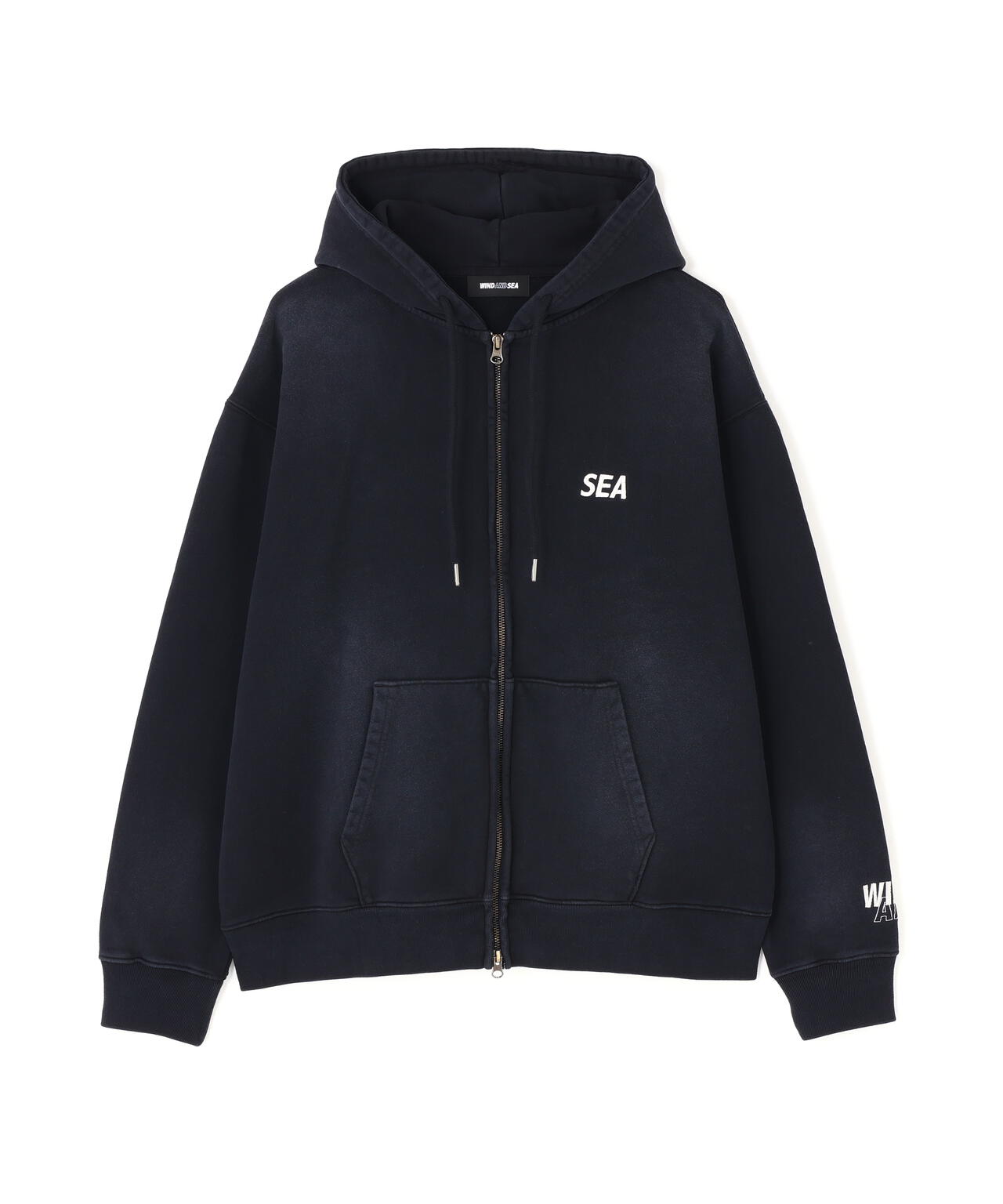 WIND AND SEA(ウィンダンシー)SULFUR DYEING LOGO ZIP SWEATSHIRT