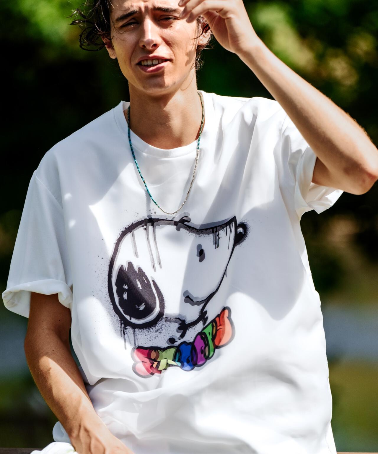 TRIPPY ART / SNOOPY DRIP TEE