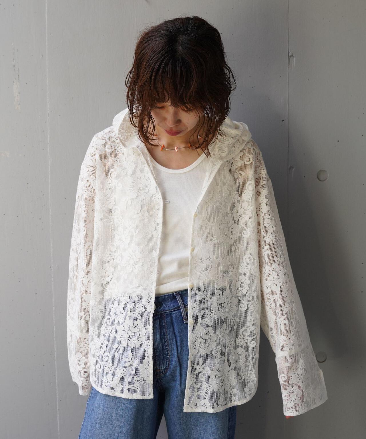 YENN(イエン)PORTABLE LACE HOODIE