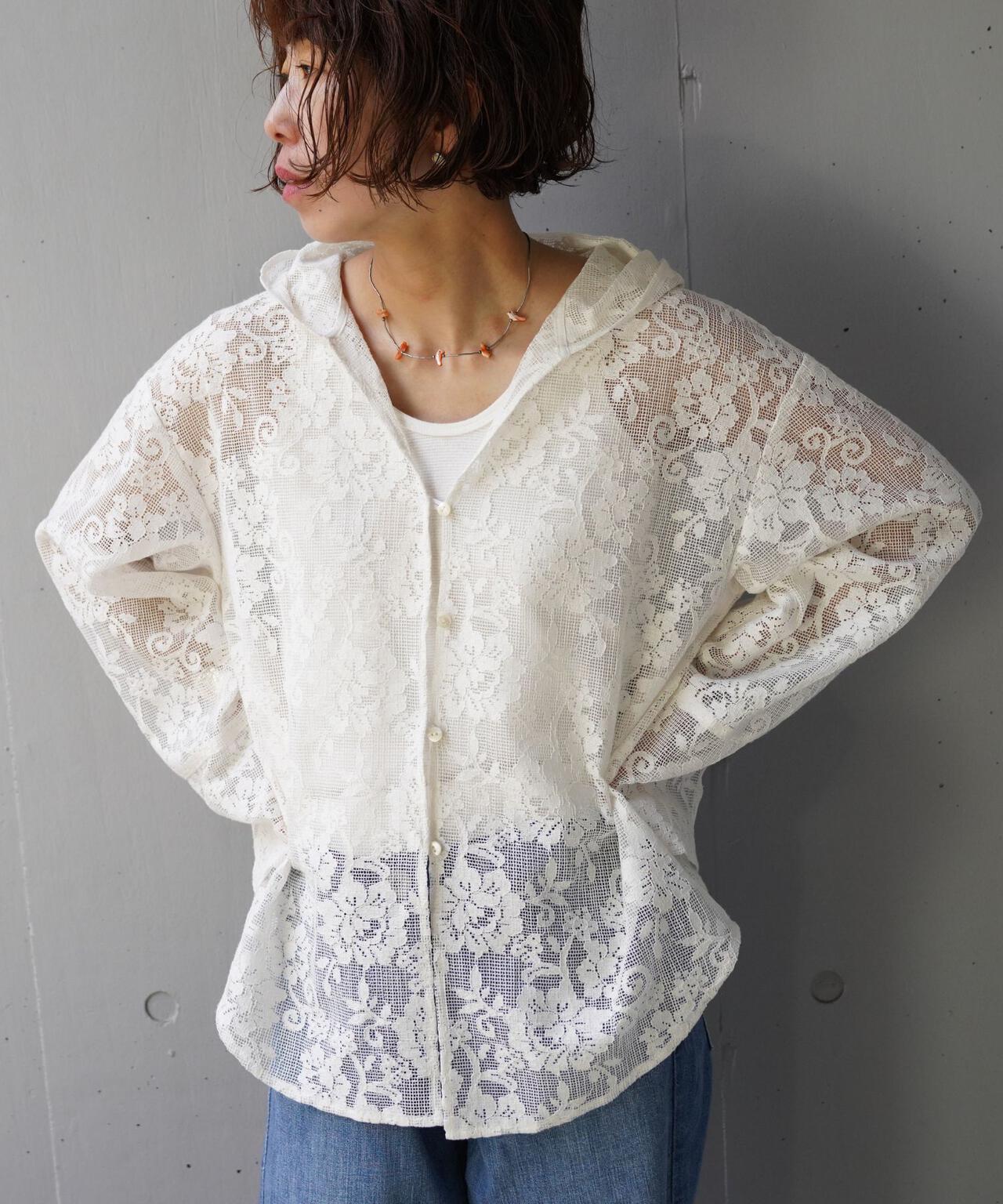 YENN(イエン)PORTABLE LACE HOODIE