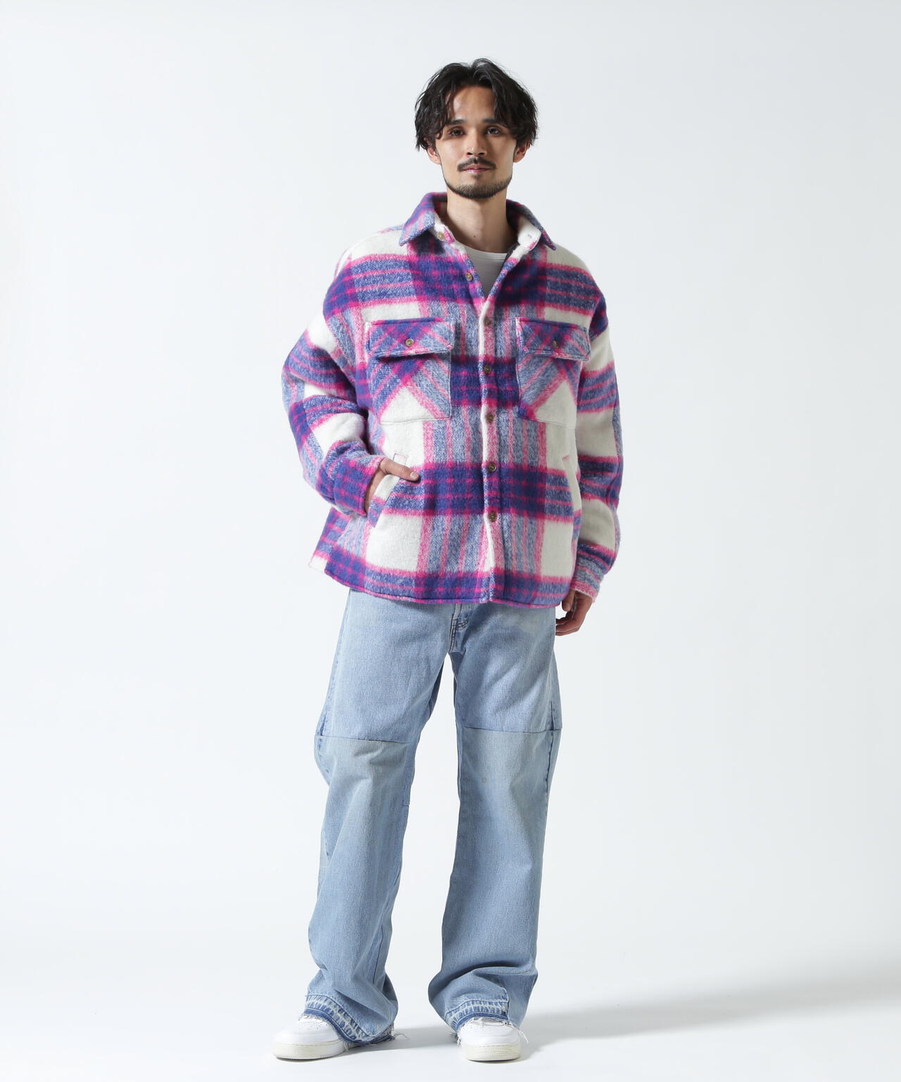 READYMADE/レディーメイド/DENIM FLARE PANTS