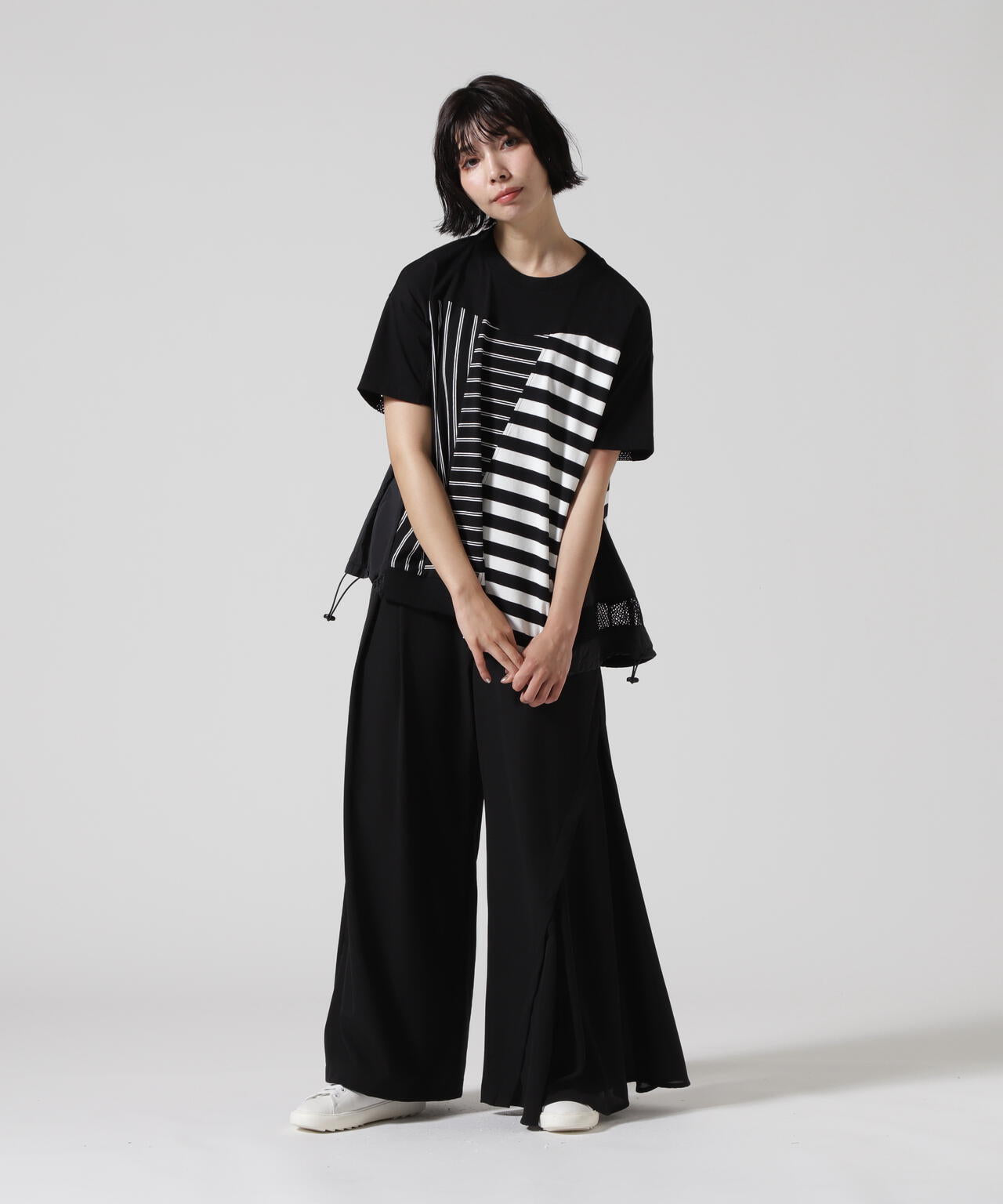 AULA AILA/アウラアイラ/別注 ASYMMETRY COLOR PANTS