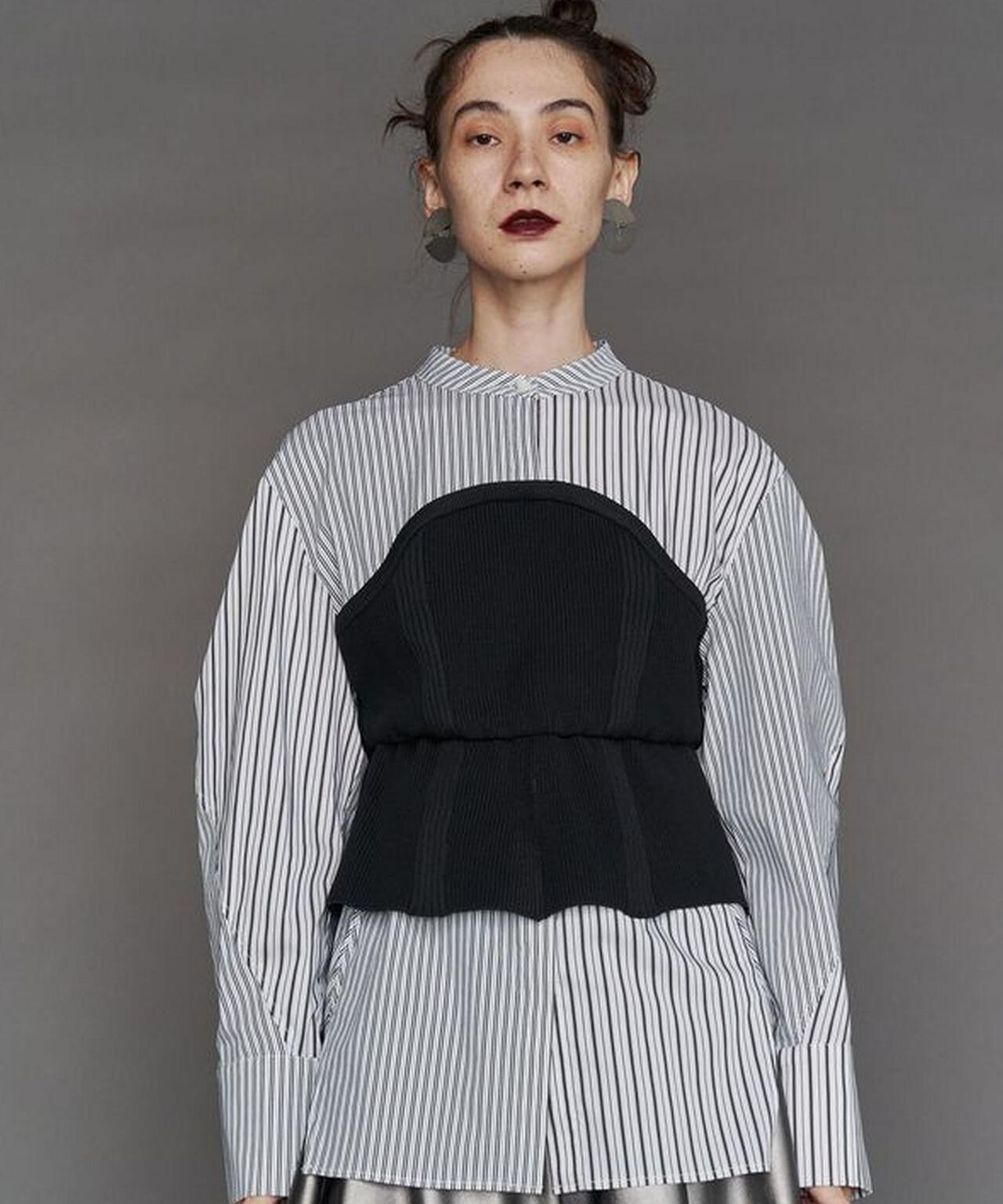 UN3D./アンスリード/KNIT BUSTIER DOCKING SH