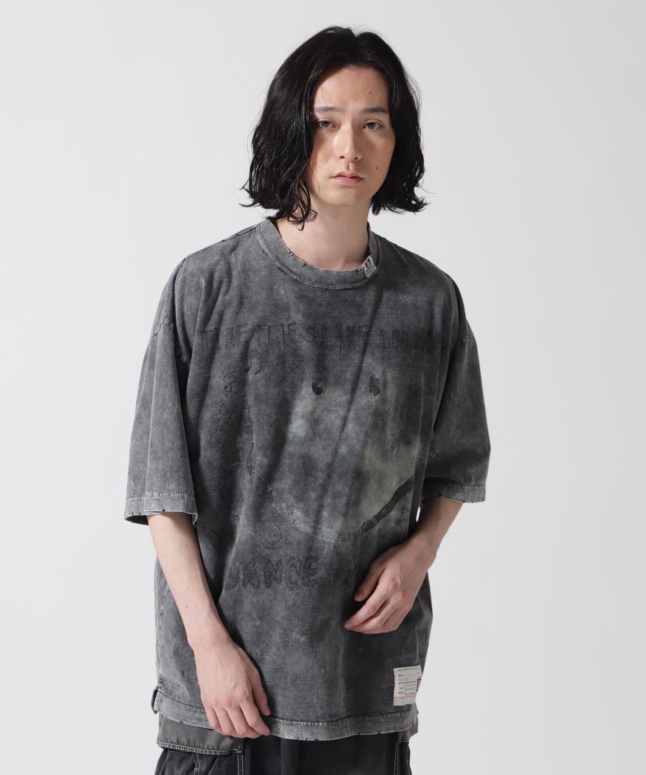 Maison MIHARA YASUHIRO/メゾン ミハラヤスヒロ/BLEACHED TEE