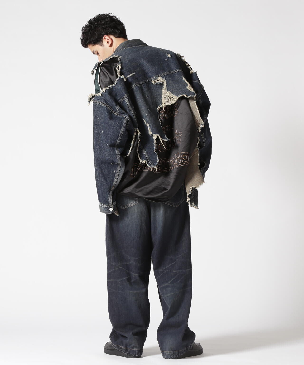 Maison MIHARAYASUHIRO/メゾン ミハラヤスヒロ/Stadium Jacket Layered Denim Jacket